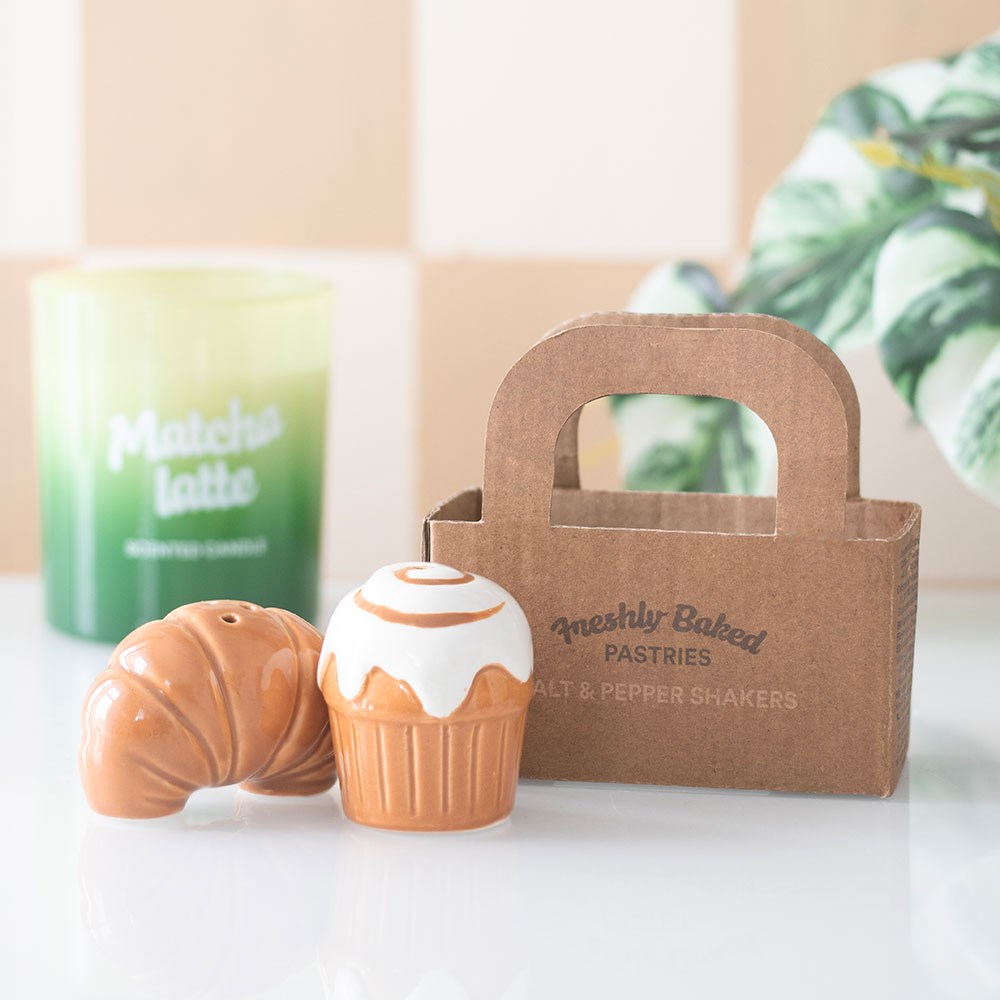 Σετ Αλατοπίπερο Bakery Delight - Κρουασάν & Cupcake