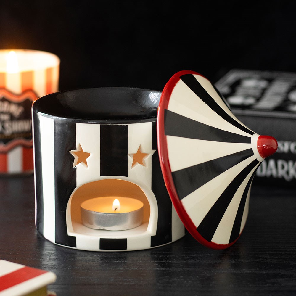 Κεραμικός Καυστήρας Vintage Circus Tent – Για Wax Melts & Έλαια