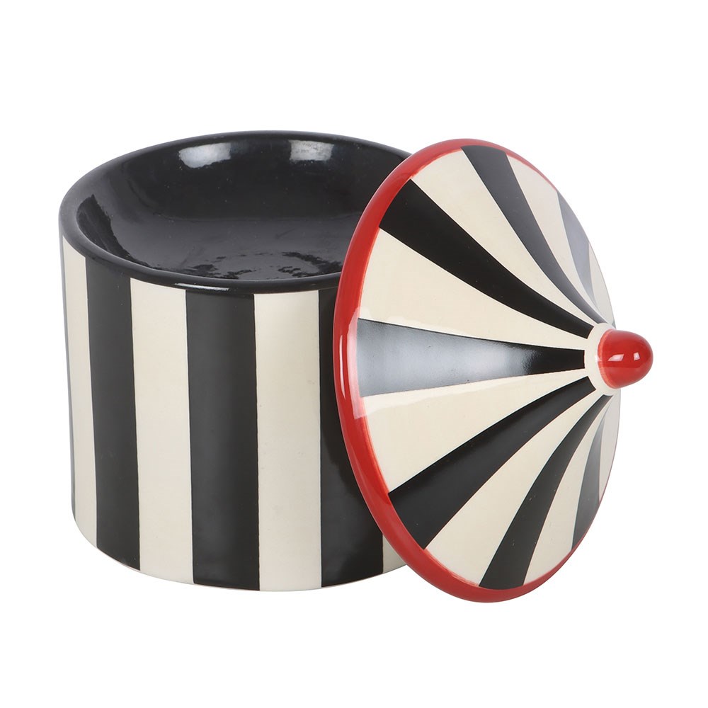 Κεραμικός Καυστήρας Vintage Circus Tent – Για Wax Melts & Έλαια - Image 3