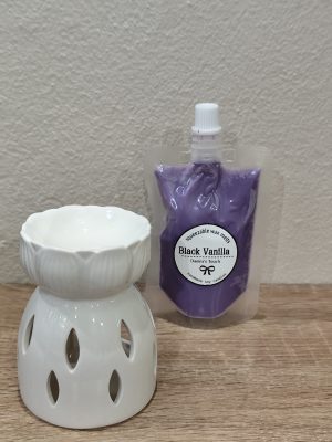 Squeezable Wax Melt Black Vanilla