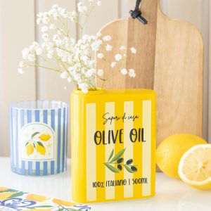 Κεραμικό Βάζο Olive Oil Tin – Vintage Italian
